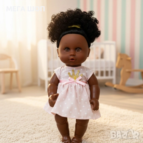 Кукла бебе 12 инча, която яде, пие и пишка – забавление и грижа за всяко дете, снимка 4 - Кукли - 52930942