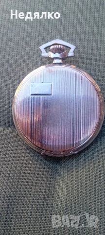 Рядък тънък швейцарски джобен часовник, снимка 7 - Антикварни и старинни предмети - 45141194
