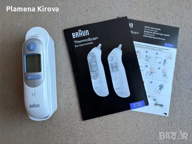 Инфрачервен термометър за ухо BRAUN, снимка 3 - Уреди за диагностика - 49392842