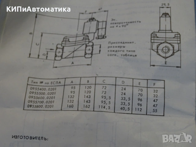 ел. магнитен вентил ”ЗИТА” Русе 0927.200 G3/4 220VAC/110VDC, снимка 13 - Резервни части за машини - 53166356