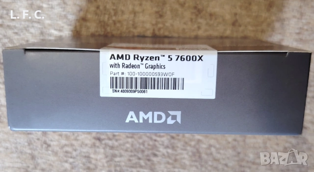 AMD Ryzen 5 7600X Чисто нов с гаранция,запечатан, снимка 5 - Геймърски - 53922645