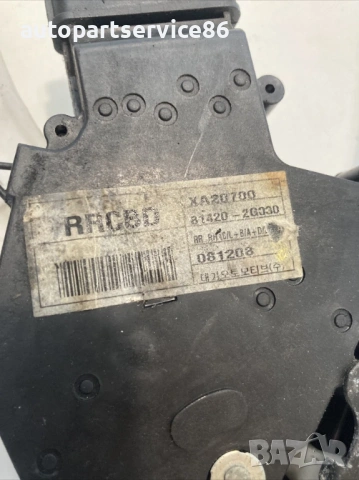 Механизъм за заключване на задна дясна врата за KIA Magentis 2009 2.0 CRDi 81420-2G030, снимка 2 - Части - 53270581