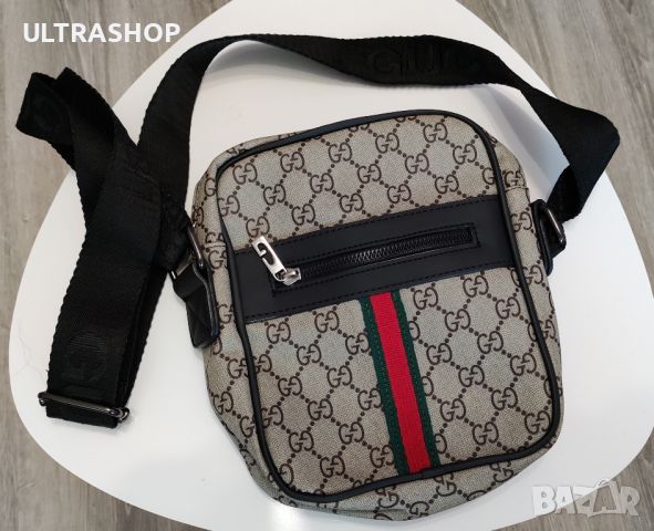 Gucci Нова мъжка чанта , снимка 1 - Чанти - 46509646