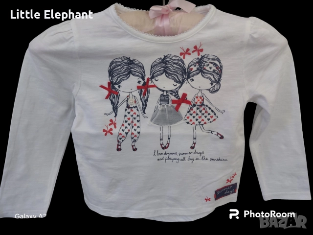 Блузка за 5-6 год мом"I love dreams,summer days and playing all day in the sunshine",Англия/нова