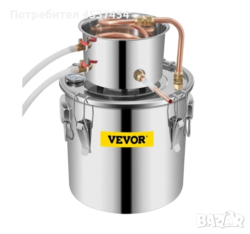 Казан/дестилатор за ракия ,етерични масла,вода  -50л, снимка 5 - Други стоки за дома - 51431138