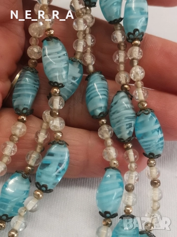 Триреден винтидж гердан-мурано, снимка 2 - Антикварни и старинни предмети - 52855918