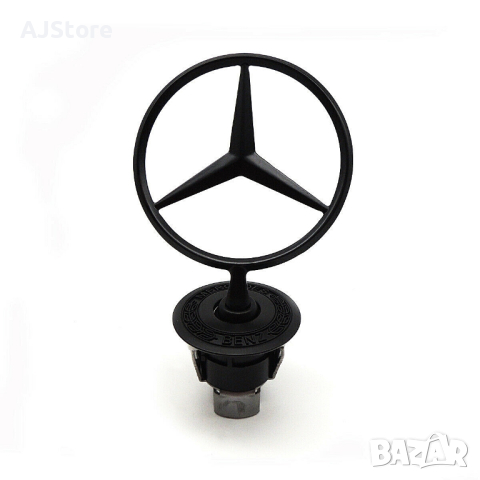 Емблема мерник за Mercedes Benz Black Logo