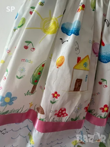 Рокля love made love, 128cm, снимка 2 - Детски рокли и поли - 50406279