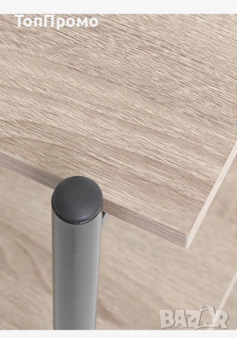 3 броя Етажерка VANDBORG 5 рафта цвят светъл дъб/черно, снимка 8 - Етажерки - 50599637