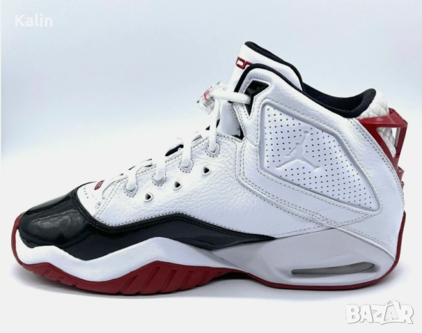 Чисто нови кецове Nike Air Jordan B'Loyal (White/Red/Black) – Номер 43, снимка 5 - Маратонки - 53835310