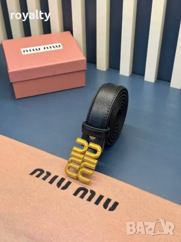 Miu Miu естествена кожа дамски колани , снимка 10 - Колани - 49201089