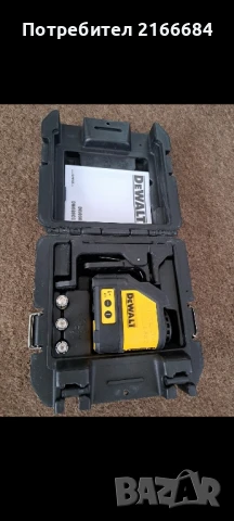 Лазерен нивелир Dewalt DW 088 с червен лъч