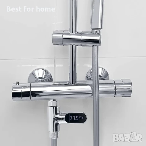 Термометър MAXXMEE за водни кранове идеален за душ, вана или мивка, снимка 3 - Друга електроника - 50807746