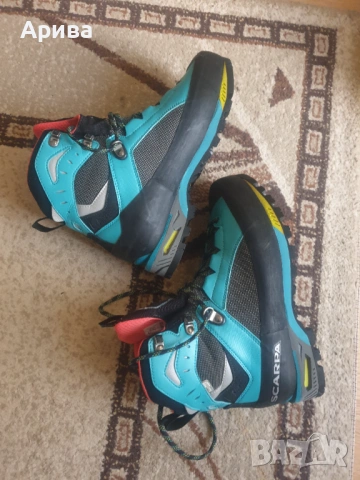  Дамски високопланински обувки Scarpa Charmoz HD - shark/maldive 