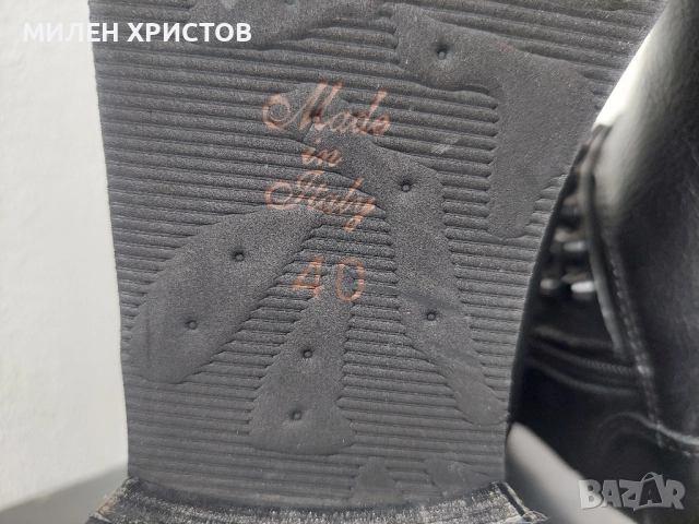 CHARME 2.0 Естествена кожа Made in Italy-40 номер, снимка 10 - Дамски ботуши - 52099592