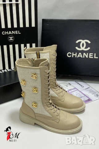 ботуши chanel, снимка 3 - Дамски ботуши - 50741966