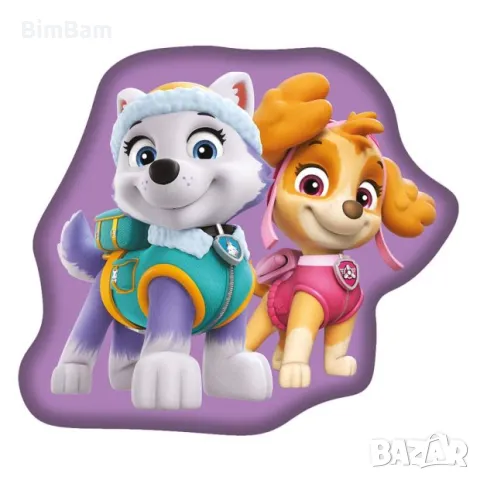 Възглавничка 3D  PAW PATROL / Nickelodeon, снимка 1 - Спално бельо и завивки - 48410329