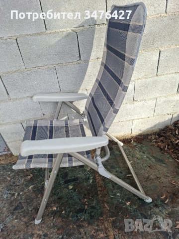 Сгъваеми шезлонг столове , снимка 2 - Столове - 52557969