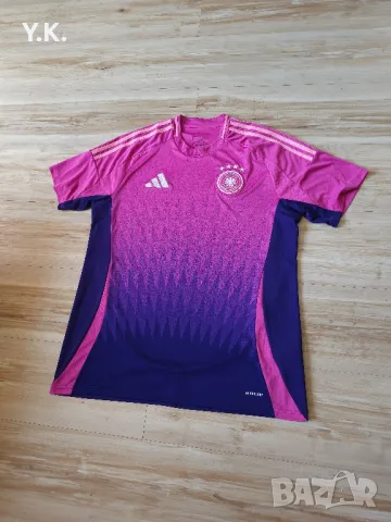 Оригинална мъжка тениска Adidas AeroReady x Germany National Football Team / Season 24 (Away), снимка 2 - Тениски - 46990484