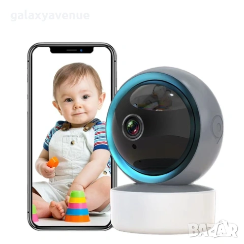 SUNISEE 8MP 2.4G Wifi Мини вътрешна охранителна камера Tuya APP, снимка 16 - HD камери - 53412545