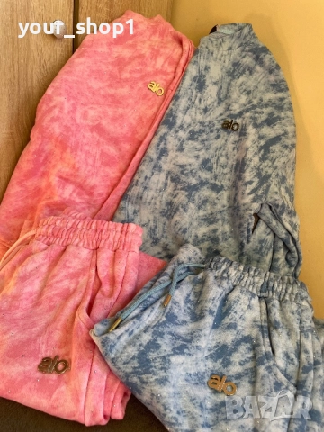 2 цвята екип Alo варен памук с нежни камъчета , снимка 6 - Спортни екипи - 51751384