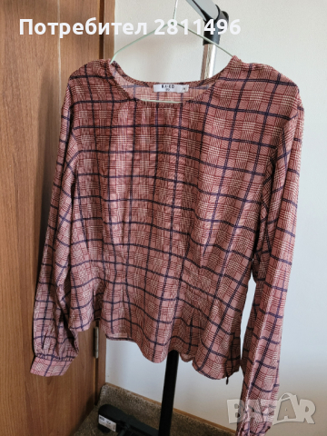 Ефектна дамска блуза, снимка 2 - Блузи с дълъг ръкав и пуловери - 44954242