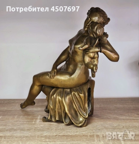 бронзова склуптора на Венера и Купидон от 19-mu Bek. , снимка 9 - Антикварни и старинни предмети - 53100932
