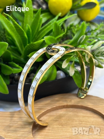 гривни от висококачествена стомана ysl saint laurent hermes Gucci Louis Vuitton Ralph Lauren , снимка 7 - Гривни - 52908038