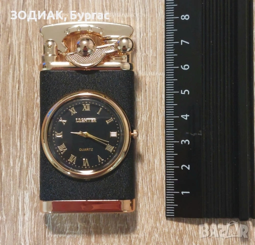 НОВА Газова Запалка с Часовник, снимка 7 - Запалки - 40049147