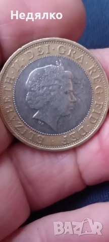 Монета 2 паунда 1999г., снимка 3 - Нумизматика и бонистика - 51870336