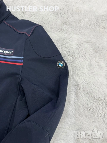 Мъжко софтшел яке BMW. Размер М, снимка 5 - Якета - 53940470