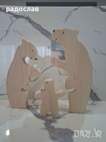 Ръчно изработени дървени фигурки, снимка 6 - Декорация за дома - 53608272
