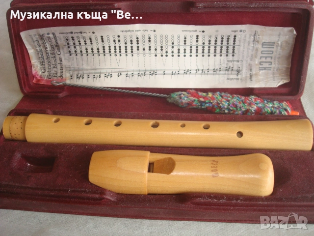 Флейта Moeck с кутия и шомпол , снимка 4 - Духови инструменти - 53861851