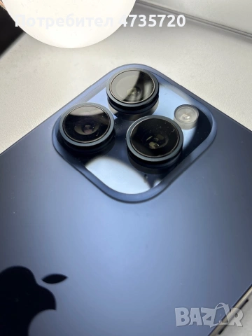 iPhone 15 Pro Max 256GB Blue Titanium, снимка 5 - Apple iPhone - 53456857
