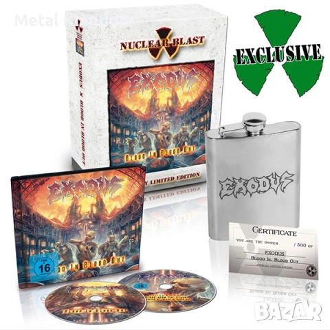 EXODUS - Blood In Blood Out (Box Set) NEW & SEALED Thrash Metal, снимка 5 - CD дискове - 53286158