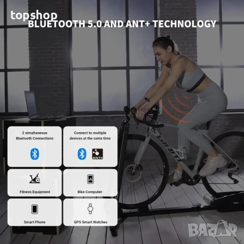НОВ, ТЕСТВАН COOSPO пулсомер за гърди с акумулаторна батерия  H9Z, HRM Bluetooth 5.0 ANT+, снимка 2 - Тримери - 51637818