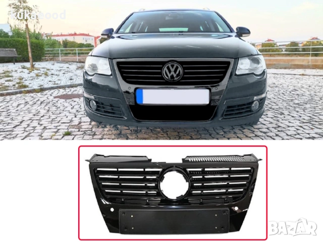 Предна решетка за VW Passat B6, снимка 4 - Части - 54067648