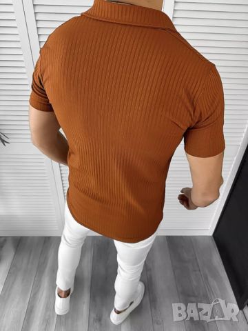 Мъжка риза с къс ръкав Феликс модел 2024, снимка 3 - Ризи - 45266225
