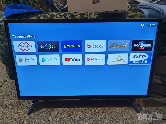 Отключен Yettel Android TV BOX , снимка 2 - Приемници и антени - 47098039