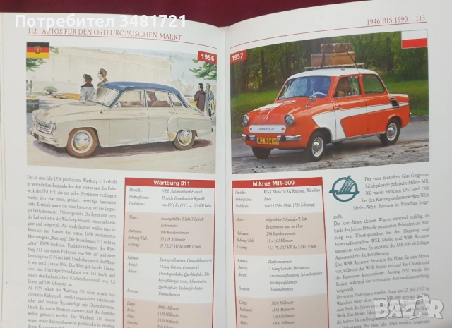 Автомобилите в Източния блок / Ost-Automobile: Fahrzeuge auf den Straßen des Ostens, снимка 11 - Енциклопедии, справочници - 53520505