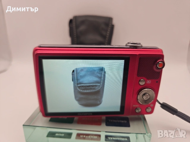 Дигитален Фотоапарат Olympus VR 350 16mp digital camera red , снимка 10 - Фотоапарати - 53702436