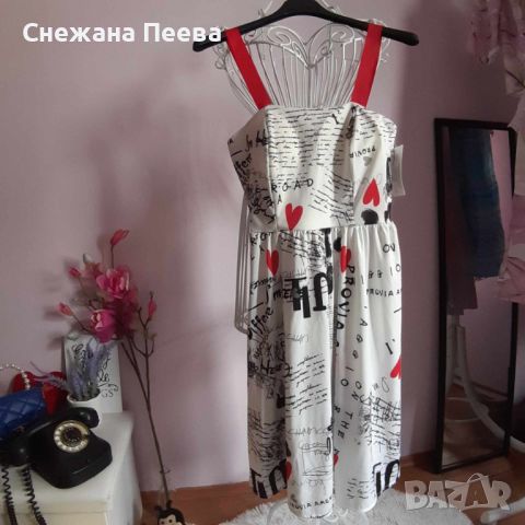 Нови дамски цветни лятни рокли, снимка 13 - Рокли - 40981934