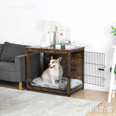 ПРОМОЦИЯ Шкаф с клетка за кучета BINGO PAW P-XL111S-G1, снимка 3 - За кучета - 50694098