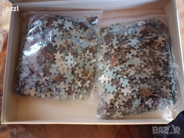 Пъзел "Mares and Foals” Ravensburger 1976г. 1000 части, снимка 2 - Пъзели - 53608495