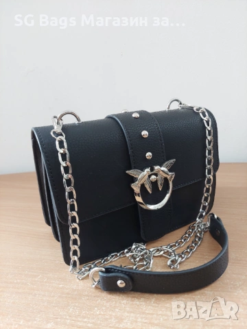 Pinko дамска чанта през рамо стилна чанта хит чанта код 245, снимка 13 - Чанти - 43976441