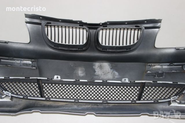 Предна броня BMW E87 Serie 1 (2004-2007г.) 51117151823 с отвори за пръскалки, снимка 12 - Части - 45948814