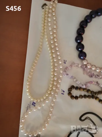 Бижута,Колие,Гривна.Перли.Седеф.Брошка, снимка 5 - Бижутерийни комплекти - 49659815