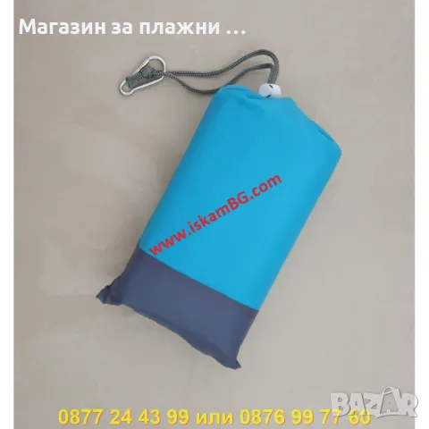 Голяма постелка/кърпа за плаж без пясък – 210 x 200 см - КОД 4297, снимка 3 - Други стоки за дома - 50352541