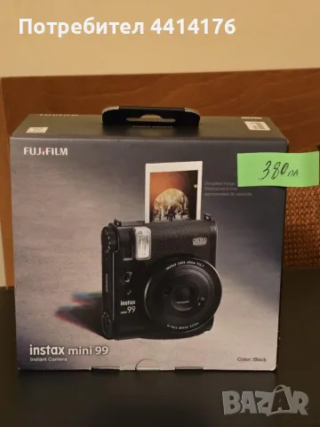 Fujifilm Instax MINI 99 Black Instant камера, снимка 1 - Фотоапарати - 49549669