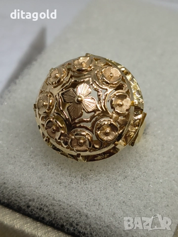 Нов 14К златен пръстен, класически български модел, 10.70 гр цена 1870 лв
